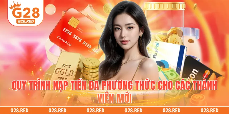 Quy trình nạp tiền đa phương thức cho các thành viên mới