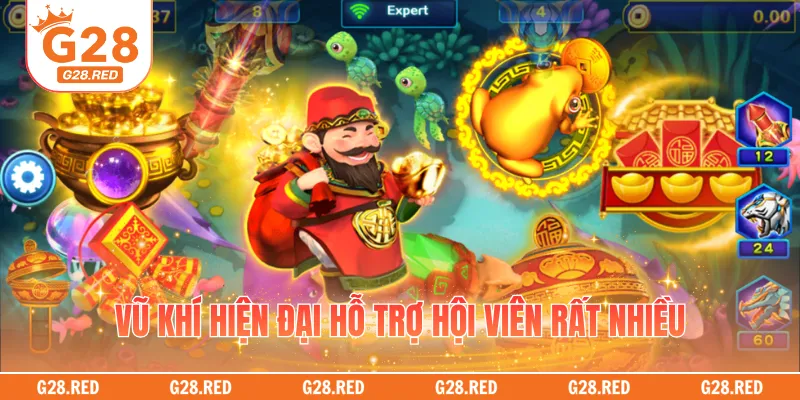 Vũ khí hiện đại hỗ trợ hội viên rất nhiều